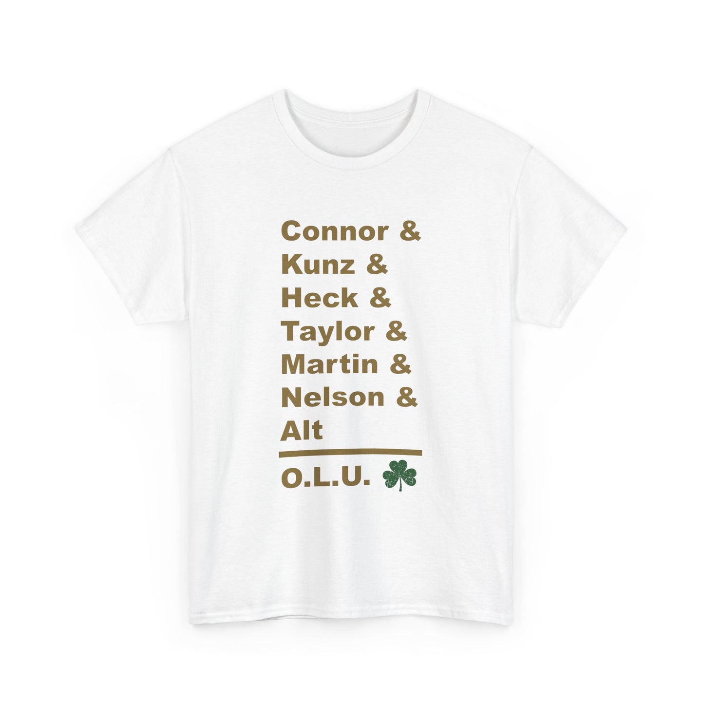 Offensive Line University Tee - Dos Leprechauns