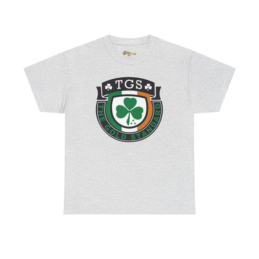 T-Shirt — 'TGS Gold St. Patrick's' Clover Shield Graphic Tee