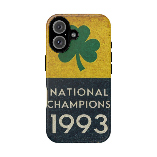 1993 National Champions - Clover - Tough Cases Phone Case — Rugged Protective Cover
