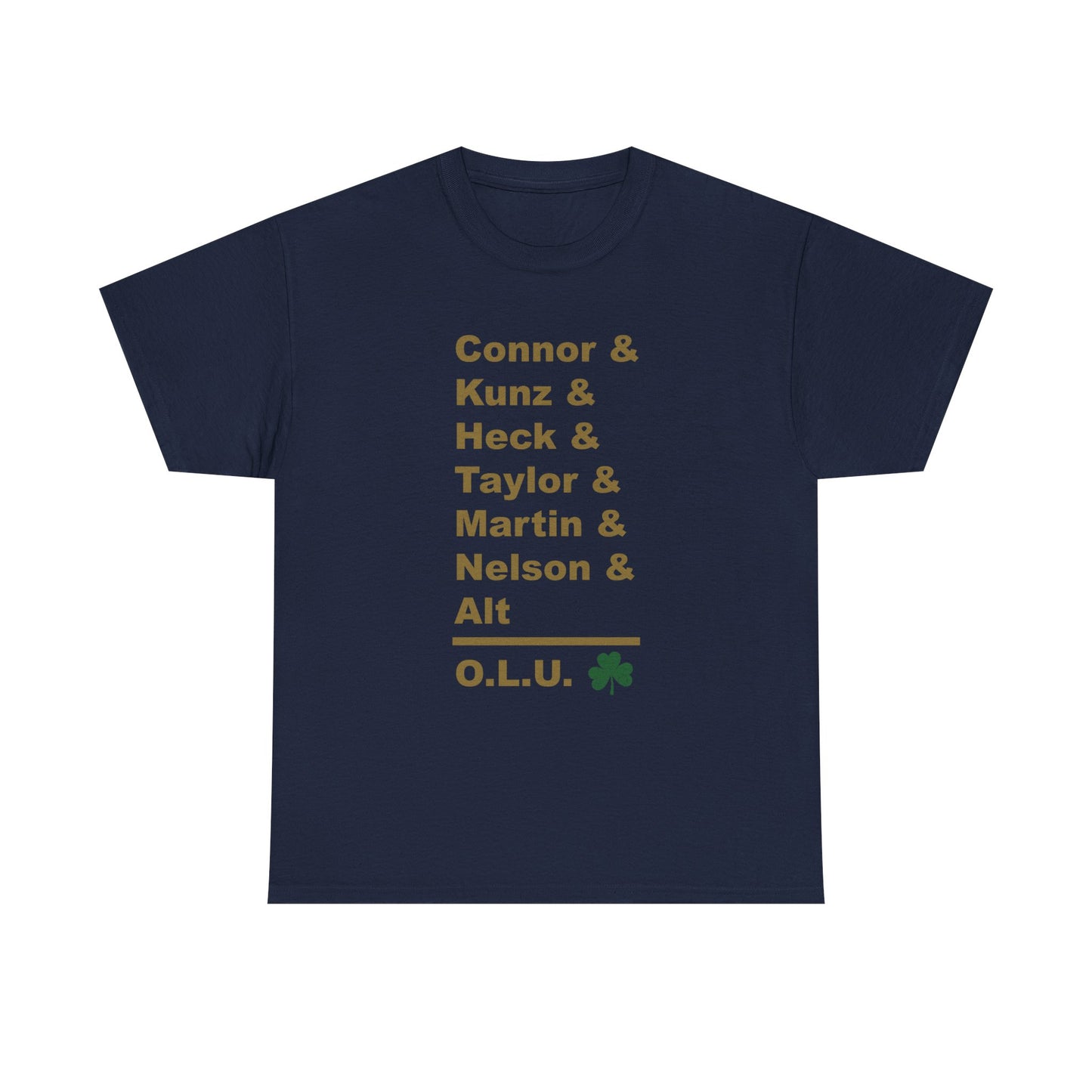Offensive Line University Tee - Dos Leprechauns