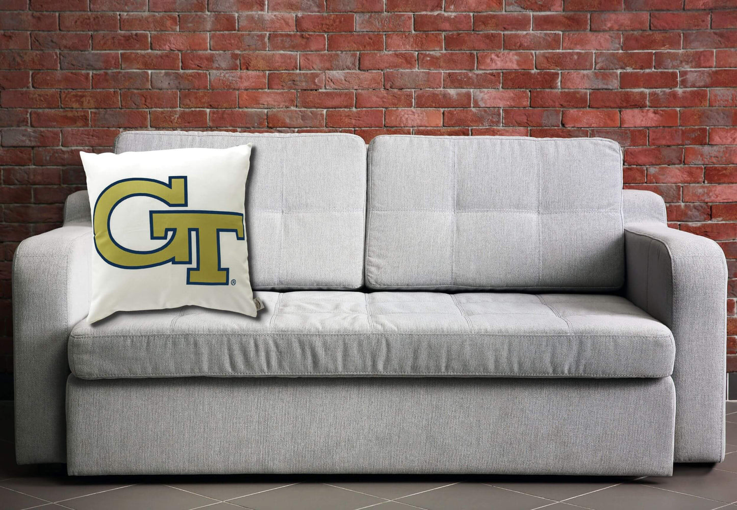 Georgia Tech Logo Throw Pillow Cover