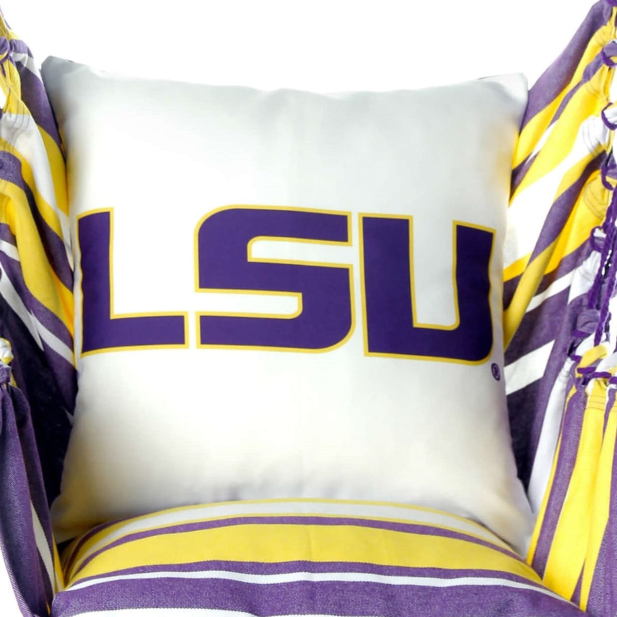 LSU Tigers Logo Throw Pillow Cover
