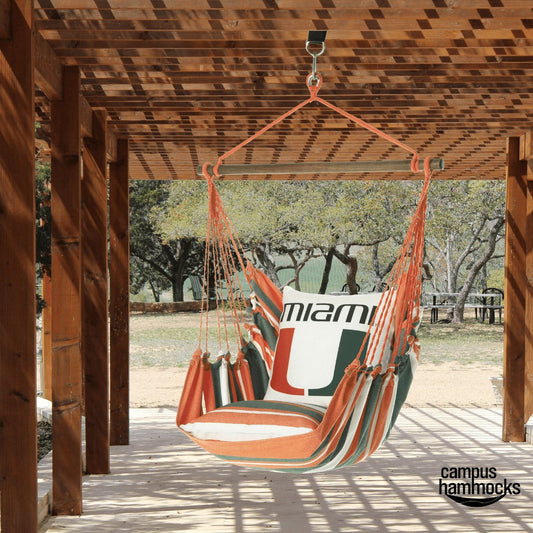 Miami Hurricanes Logo Hammock Chair