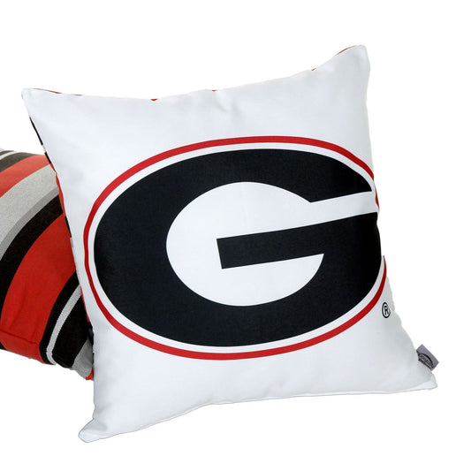 University of Georgia Logo Throw Pillow Cover