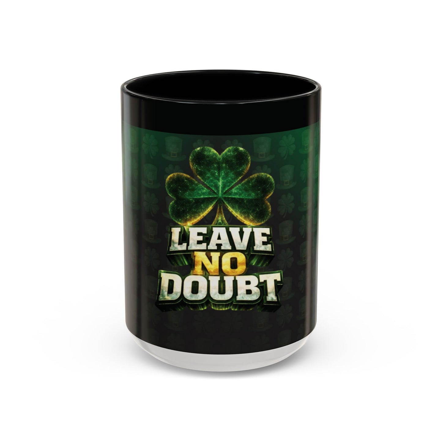 Leave No Doubt - Accent Coffee Mug — Classic Two-Tone Ceramic Coffee Cup (11/15 oz)