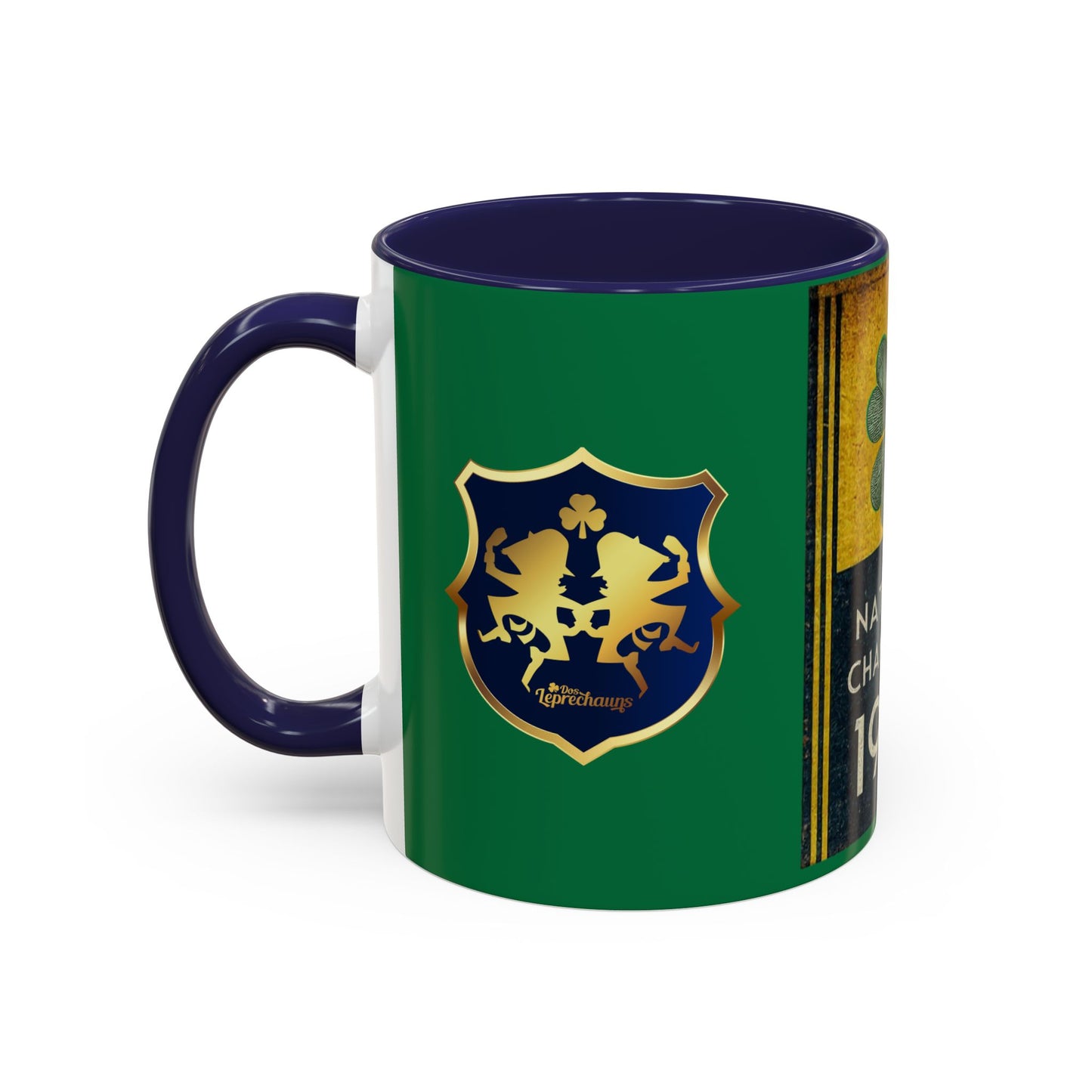 1993 National Champions Shamrock Coffee Mug — Dos Leprechauns Gear