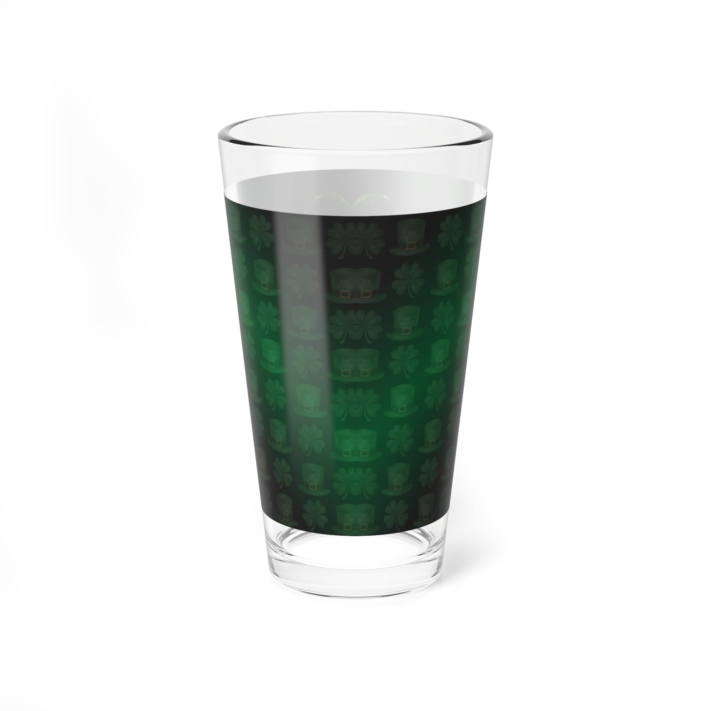 Copy of St. Patrick’s Day Mixing Glass — “Leave No Doubt” Shamrock 16oz