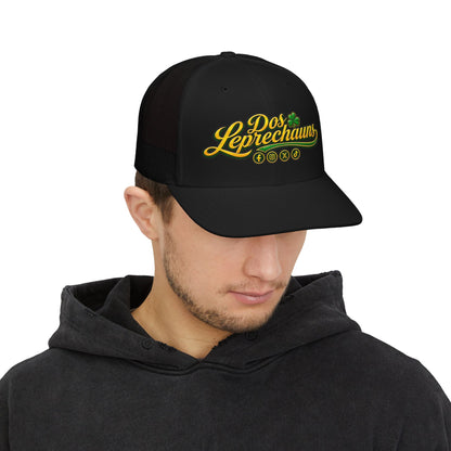 Dos Leprechauns Snapback Trucker Cap — St. Patrick’s Day Irish Shamrock Hat