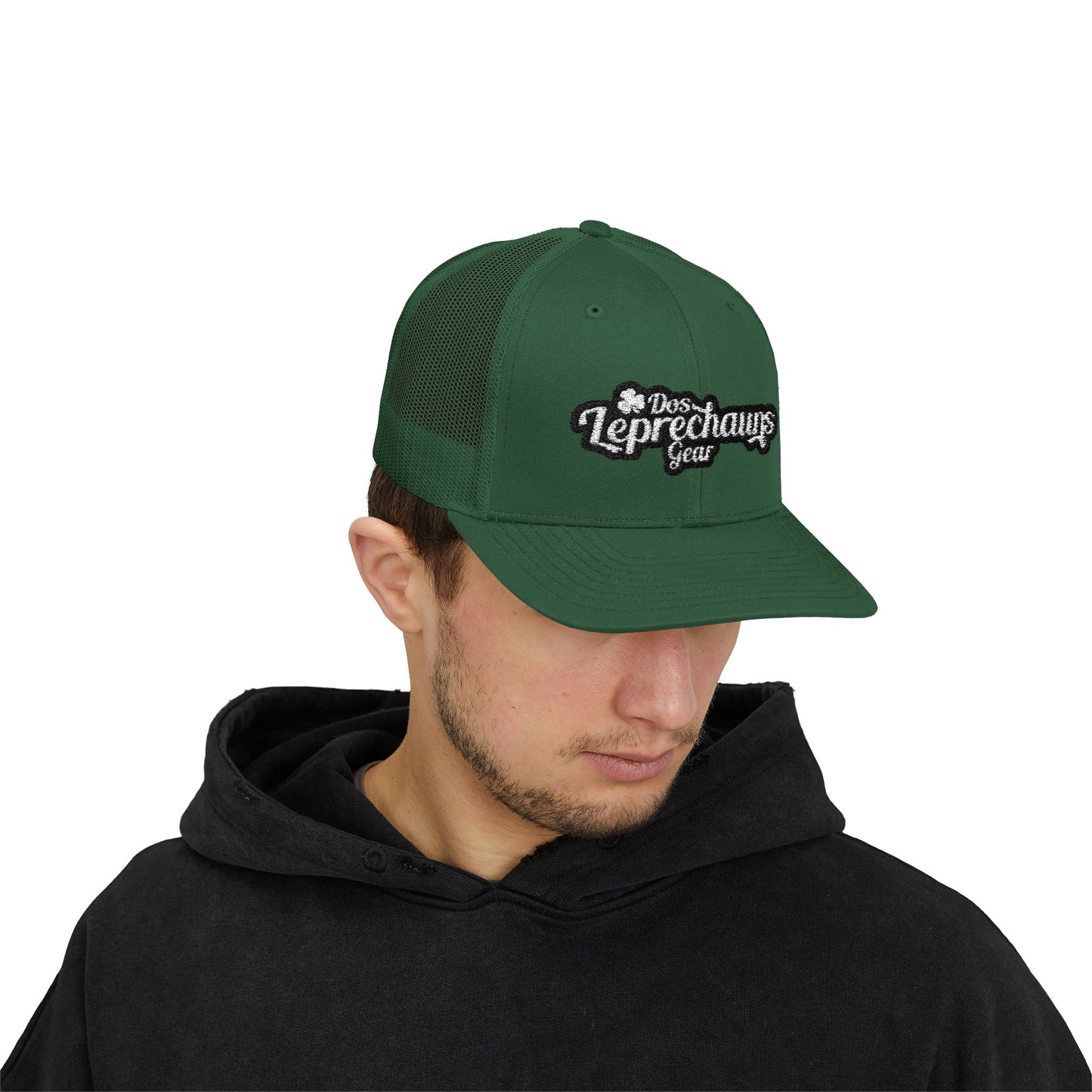 Dos Leprechauns Snapback Trucker Cap