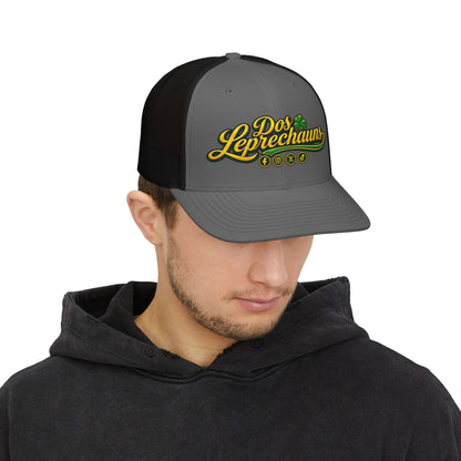 Dos Leprechauns Snapback Trucker Cap — St. Patrick’s Day Irish Shamrock Hat