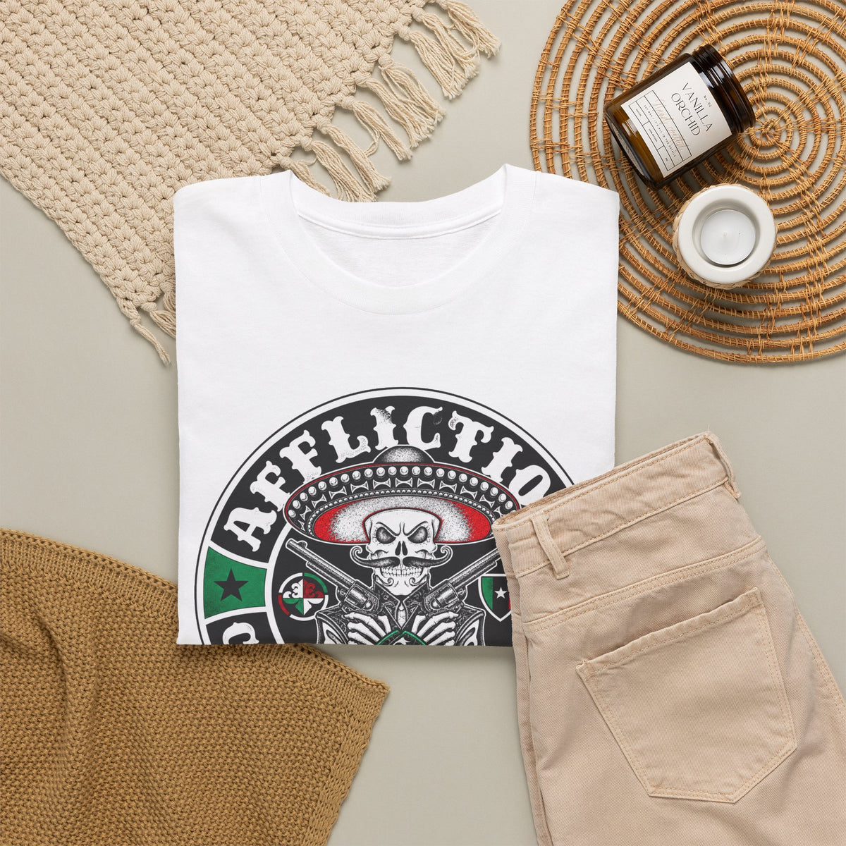 Reflections Cain Velasquez Skull Graphic T-Shirt