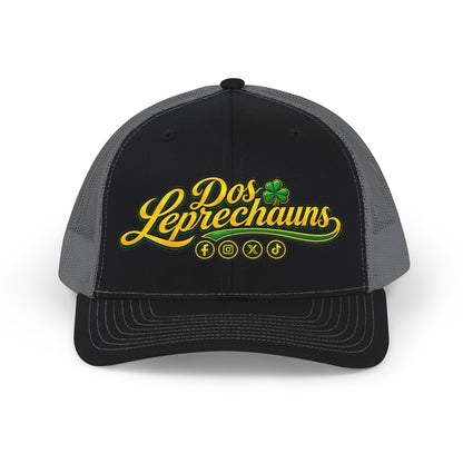 Dos Leprechauns Snapback Trucker Cap — St. Patrick’s Day Irish Shamrock Hat