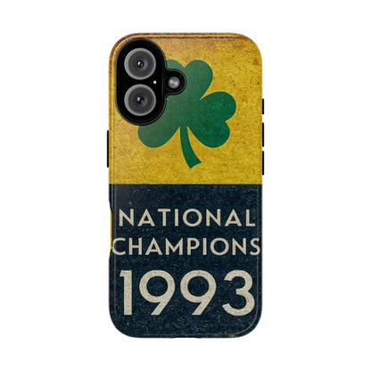 1993 National Champions - Clover - Tough Cases Phone Case — Rugged Protective Cover
