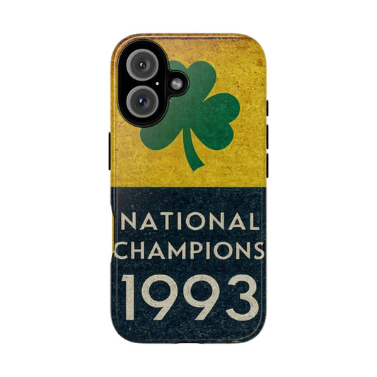 1993 National Champions - Clover - Tough Cases Phone Case — Rugged Protective Cover