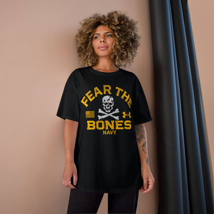 Fear the Bones Navy Champion T-Shirt