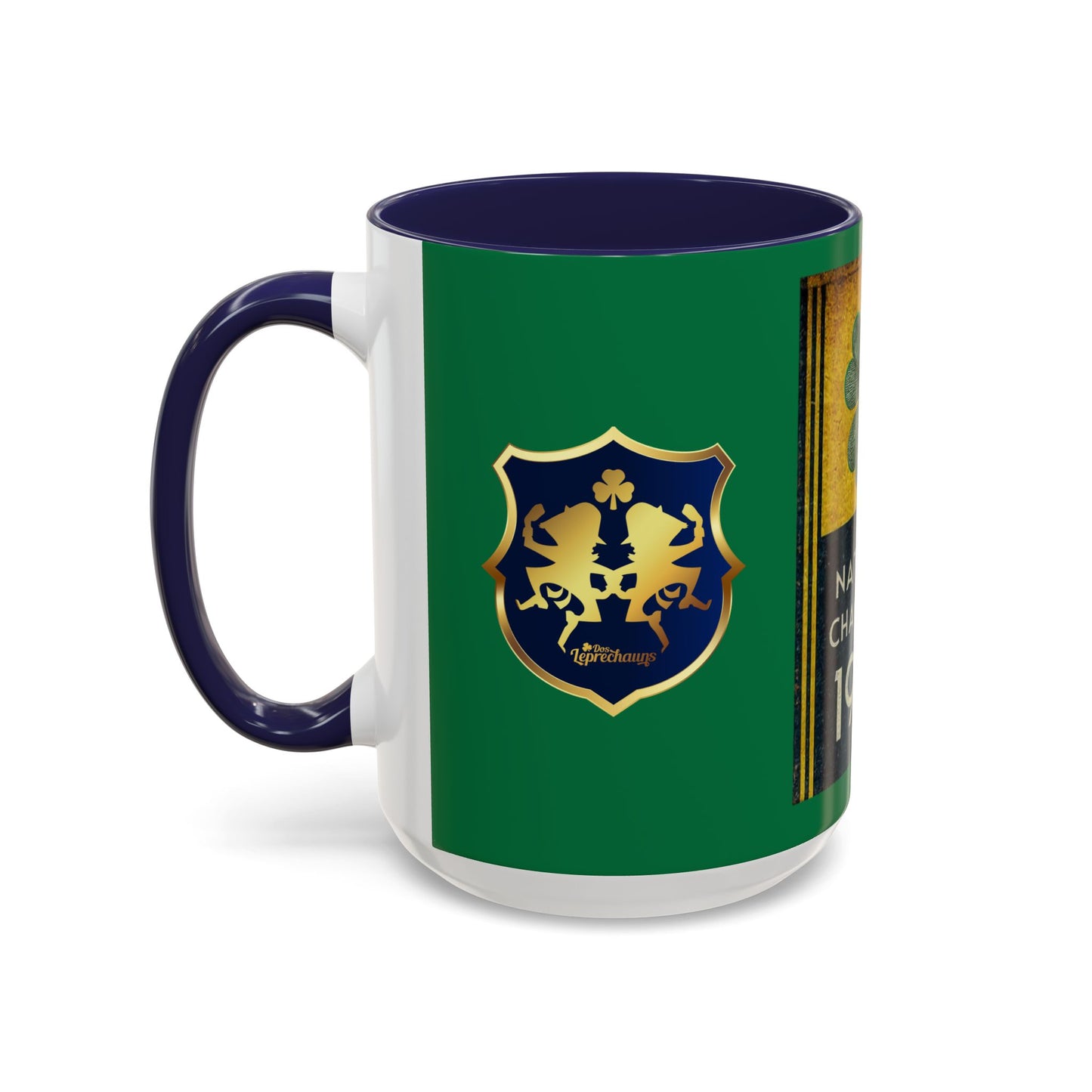 1993 National Champions Shamrock Coffee Mug — Dos Leprechauns Gear