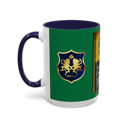 1993 National Champions Shamrock Coffee Mug — Dos Leprechauns Gear