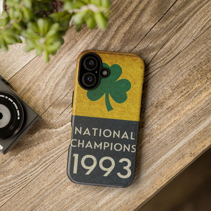 1993 National Champions - Clover - Tough Cases Phone Case — Rugged Protective Cover