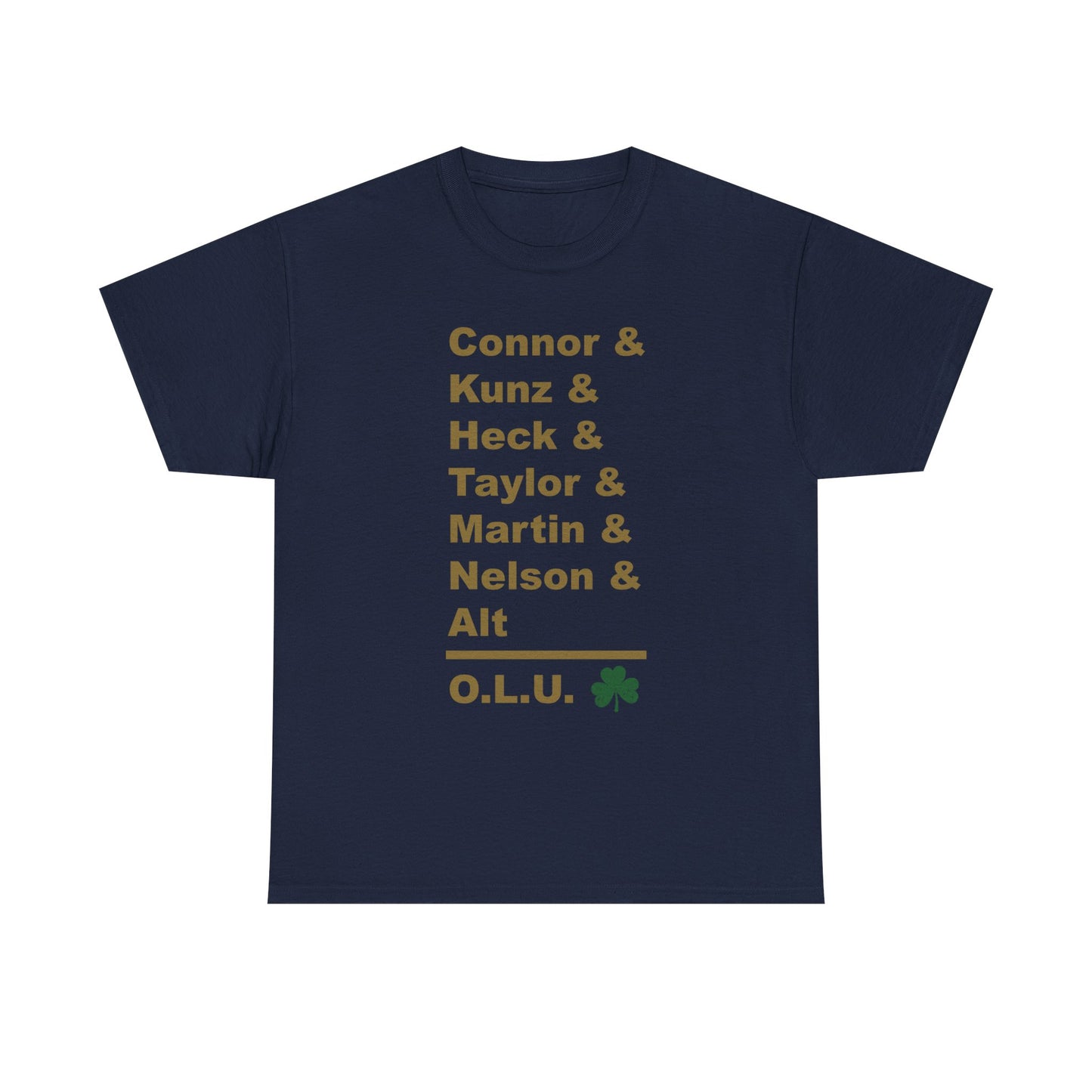 Offensive Line University Tee - Dos Leprechauns