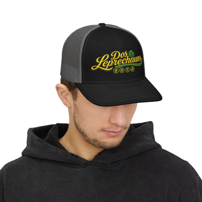 Dos Leprechauns Snapback Trucker Cap — St. Patrick’s Day Irish Shamrock Hat