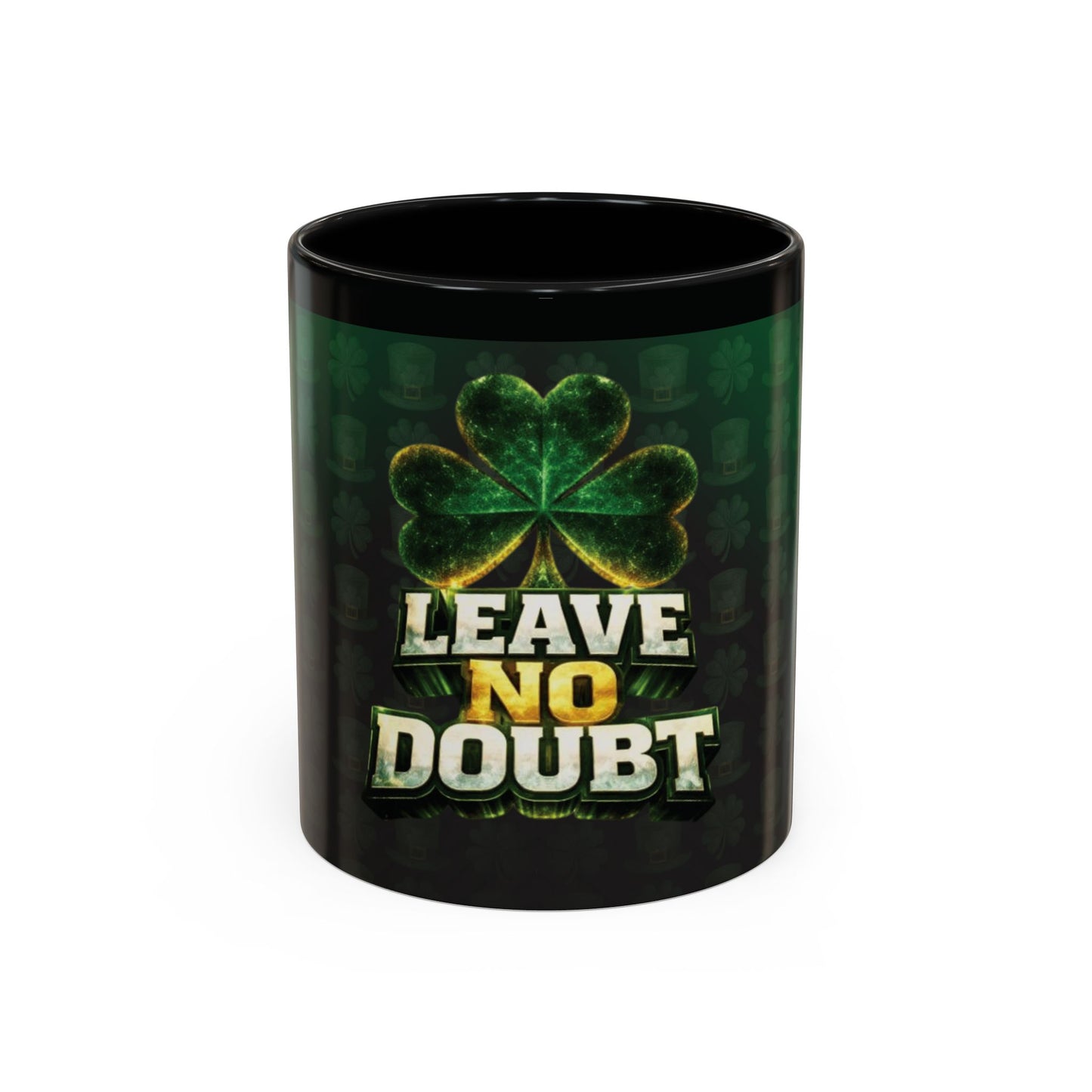 Leave No Doubt - Accent Coffee Mug — Classic Two-Tone Ceramic Coffee Cup (11/15 oz)
