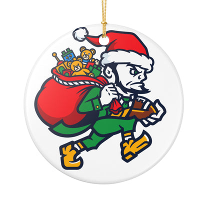 Leprechaun Claus Ornament