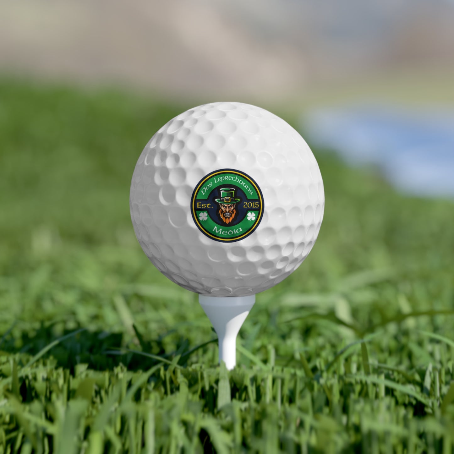 Dos Leprechauns Golf Balls, 6pcs