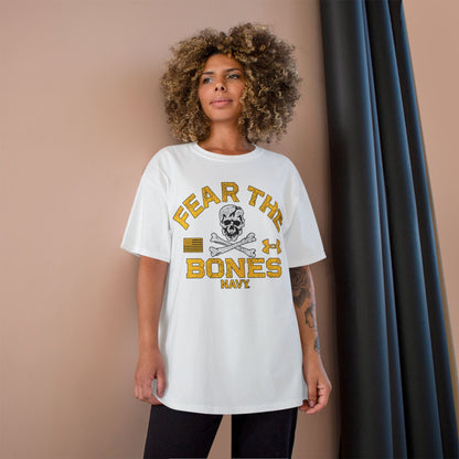 Fear the Bones Navy Champion T-Shirt