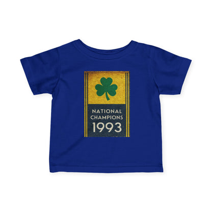 1993 National Champions - Baby Infant Fine Jersey Tee — Soft Everyday Baby Bodysuit