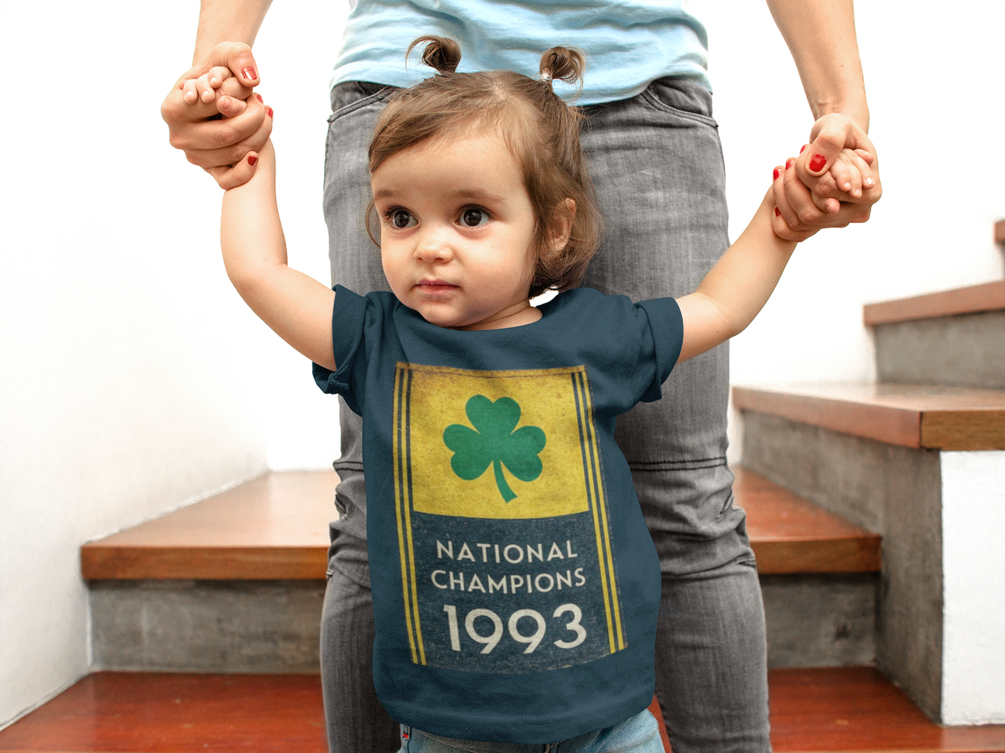 1993 National Champions - Baby Infant Fine Jersey Tee — Soft Everyday Baby Bodysuit