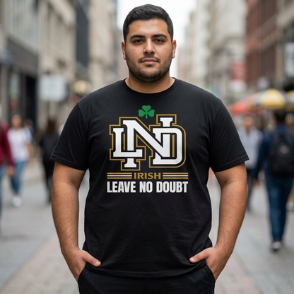 Leave No Doubt Irish Football T-Shirt — "Revenge Begins in Green Bay"