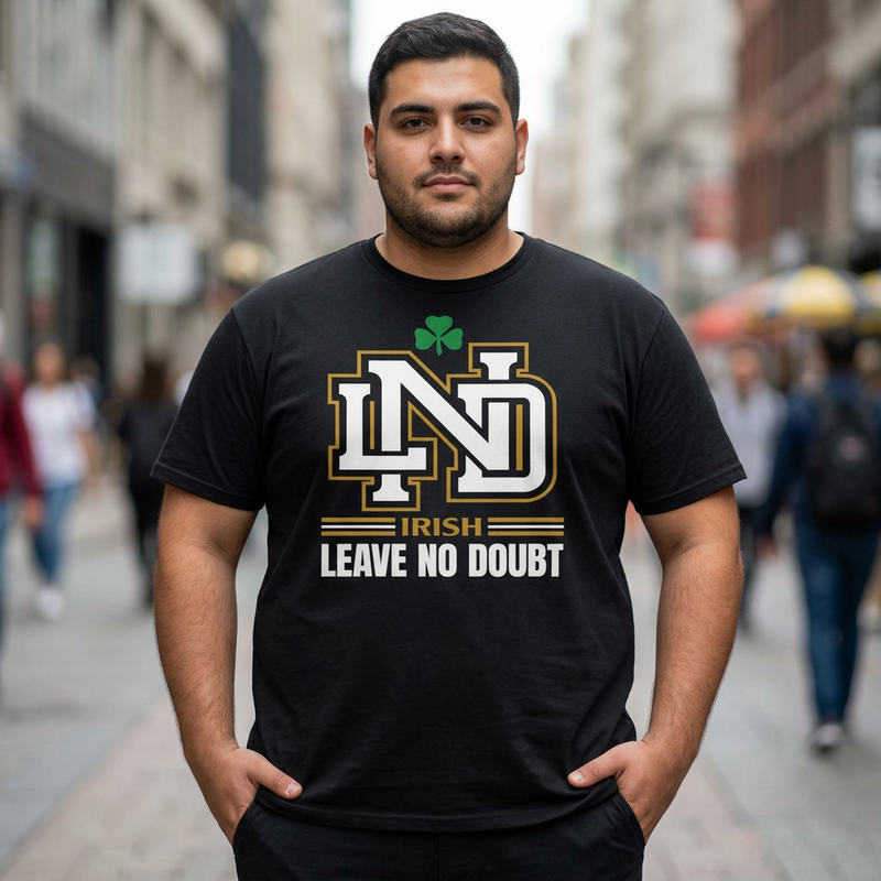 Camiseta de fútbol irlandesa "Leave No Doubt" — "La venganza comienza en Green Bay"