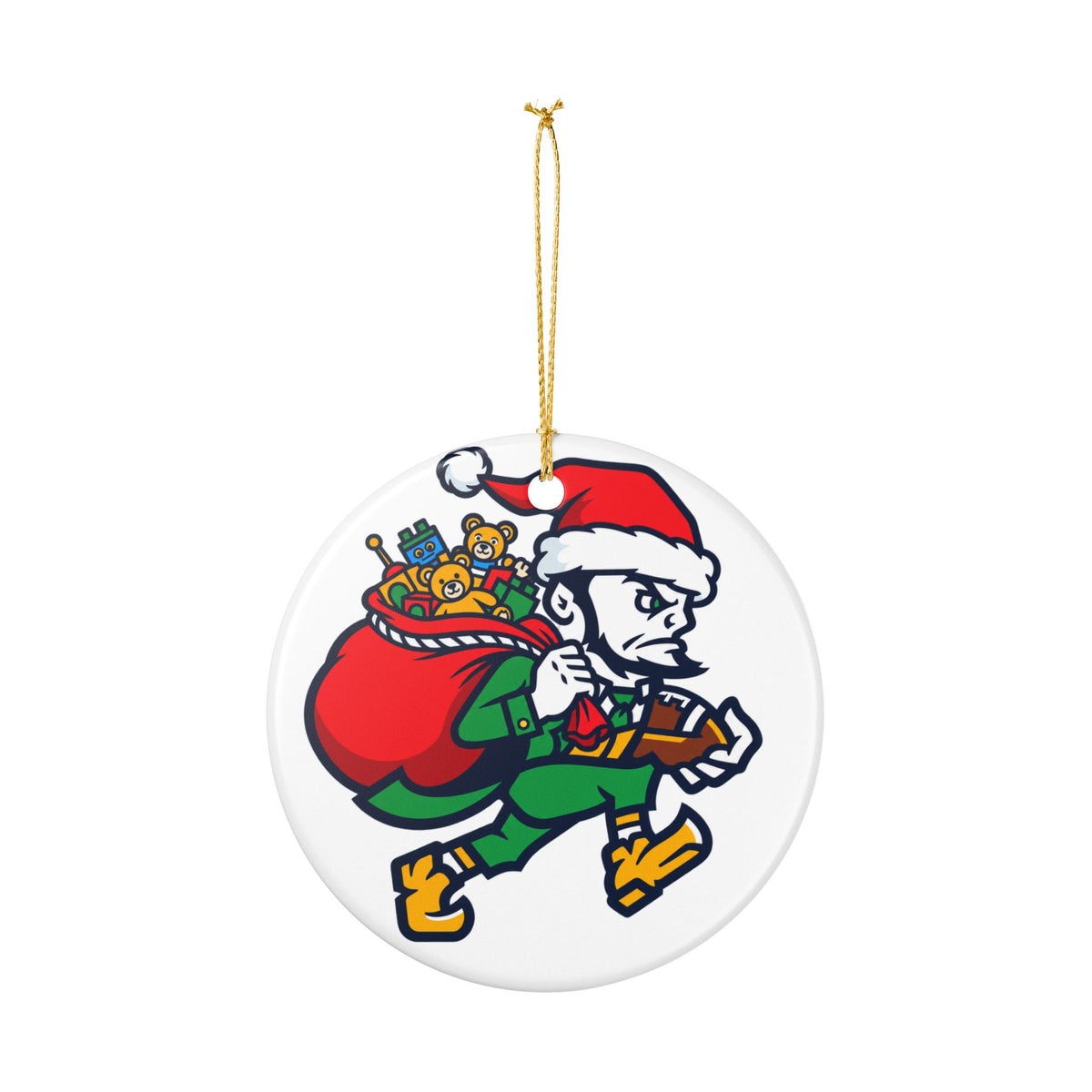 Leprechaun Claus Ornament