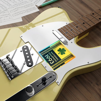 1993 National Champions - Shamrock Design - Holographic die cut sticker