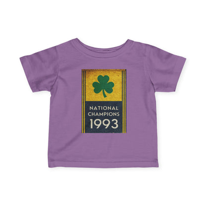 1993 National Champions - Baby Infant Fine Jersey Tee — Soft Everyday Baby Bodysuit