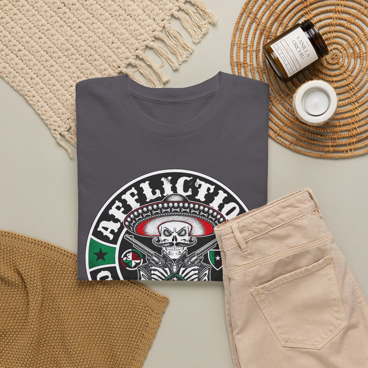 Reflections Cain Velasquez Skull Graphic T-Shirt