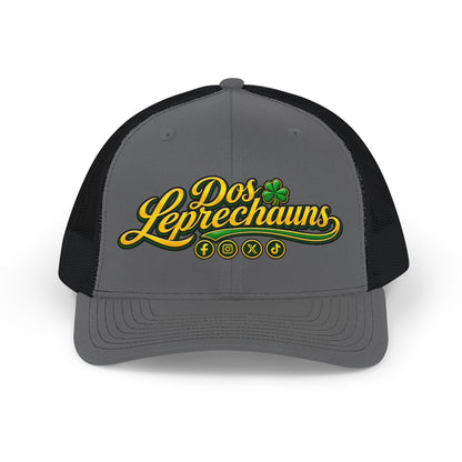 Dos Leprechauns Snapback Trucker Cap — St. Patrick’s Day Irish Shamrock Hat