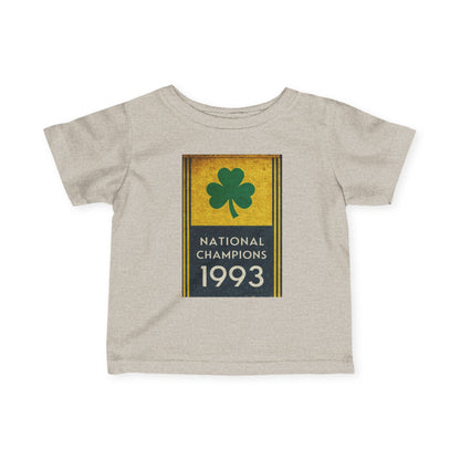 1993 National Champions - Baby Infant Fine Jersey Tee — Soft Everyday Baby Bodysuit