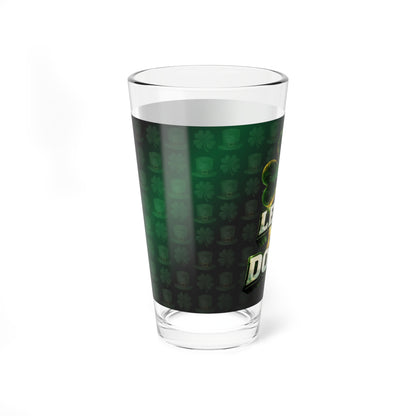 Copy of St. Patrick’s Day Mixing Glass — “Leave No Doubt” Shamrock 16oz