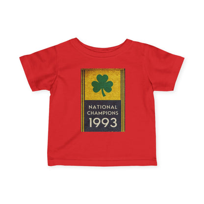 1993 National Champions - Baby Infant Fine Jersey Tee — Soft Everyday Baby Bodysuit