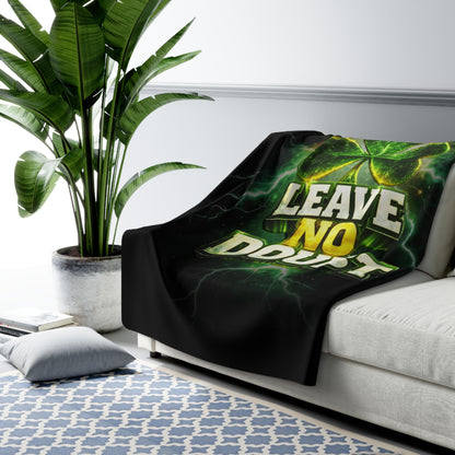 Leave No Doubt - Cozy Sherpa Fleece Blanket — Ultra-Soft Warm Throw for Home & Gift