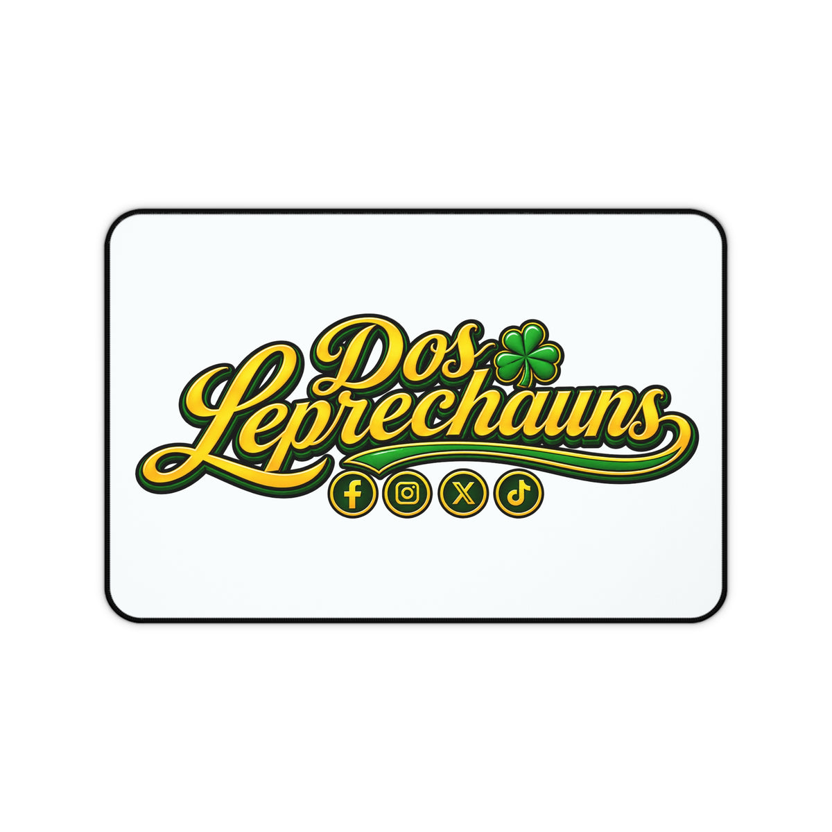 Dos Leprechauns Desk Mat