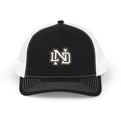 Notre Dame Shamrock ND Trucker Cap – Embroidered Snapback Hat