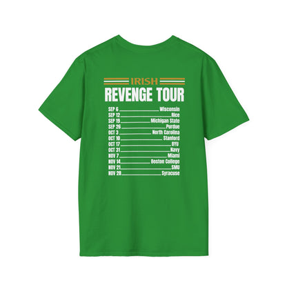 Leave No Doubt Irish Football T-Shirt — "Revenge Begins in Green Bay"