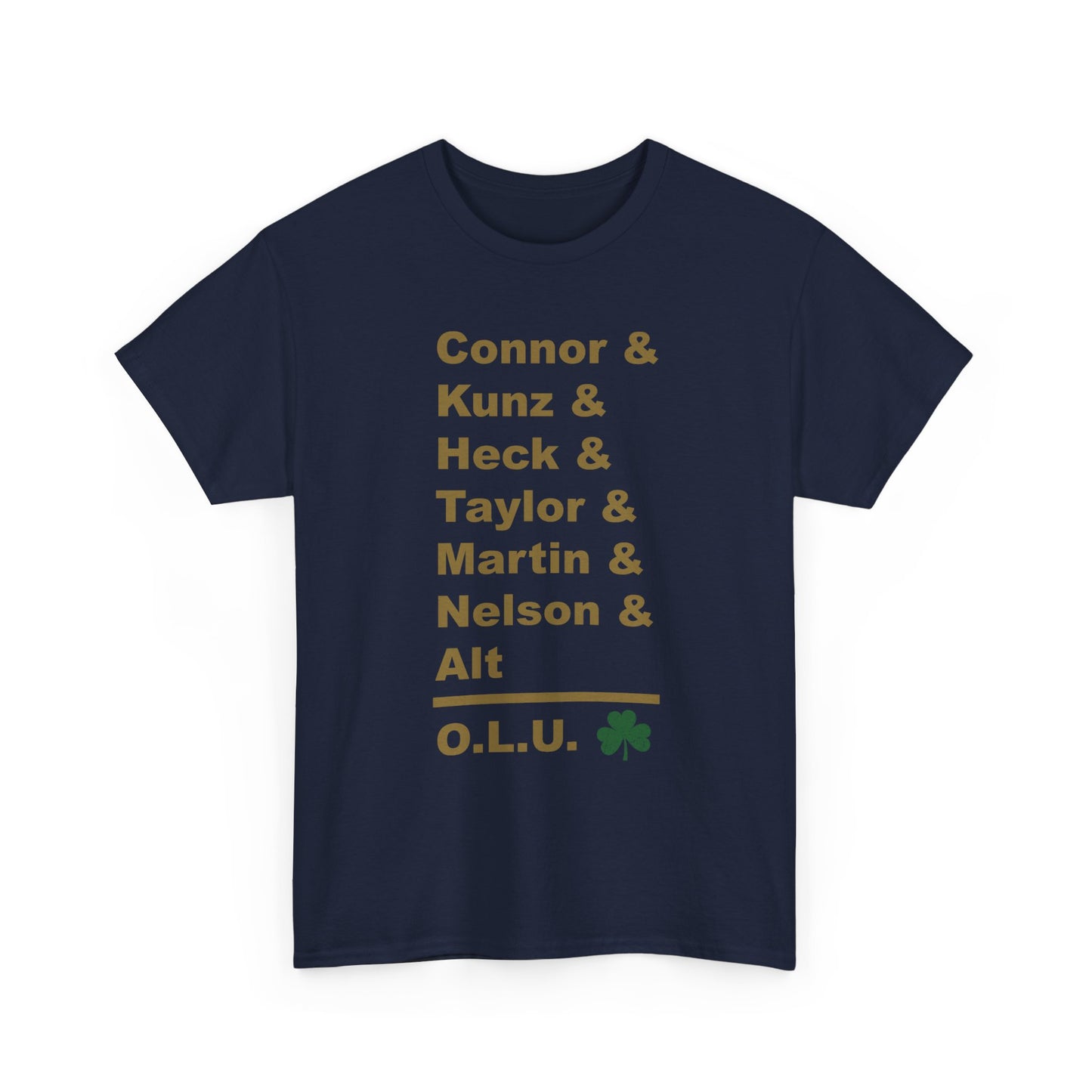 Offensive Line University Tee - Dos Leprechauns