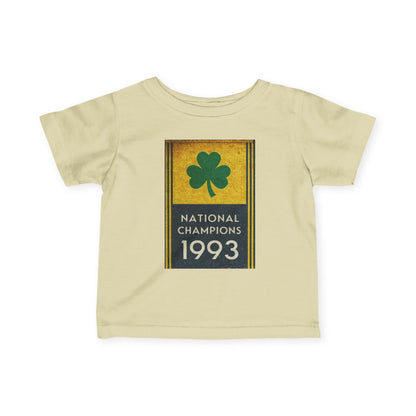 1993 National Champions - Baby Infant Fine Jersey Tee — Soft Everyday Baby Bodysuit