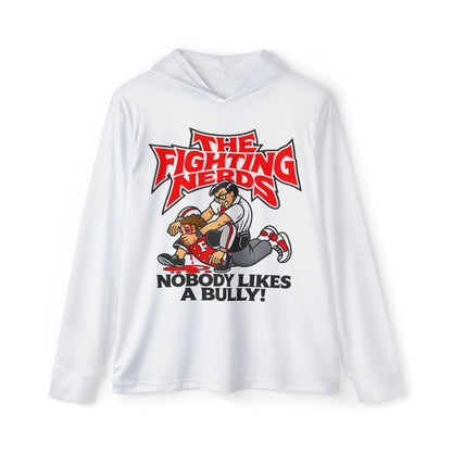 Hoodie — 'The Fighting Nerds: Nobody Likes a Bully!' Sports Warmup Hoodie