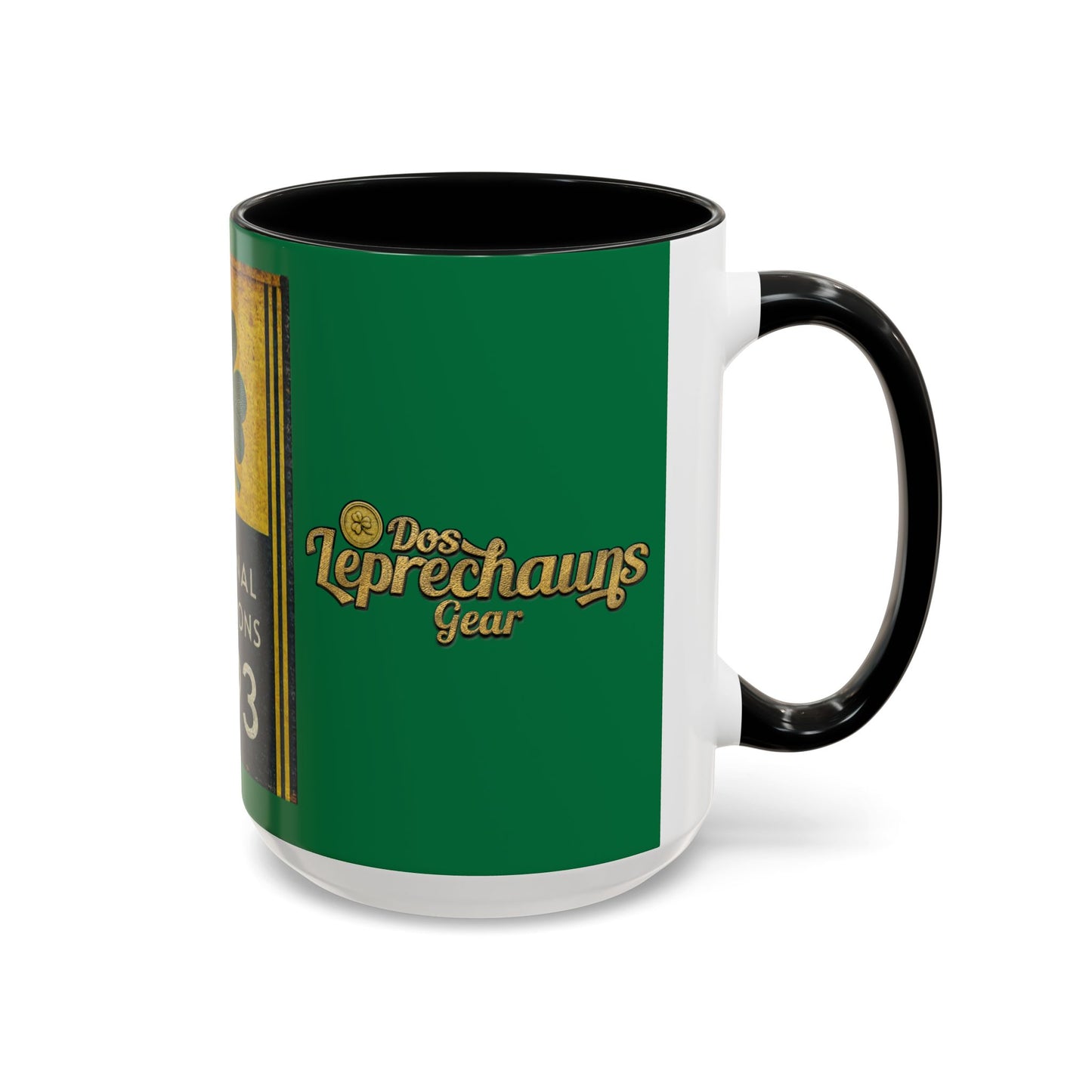 1993 National Champions Shamrock Coffee Mug — Dos Leprechauns Gear