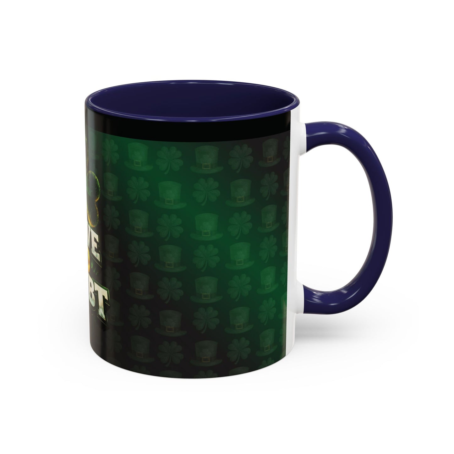 Leave No Doubt - Accent Coffee Mug — Classic Two-Tone Ceramic Coffee Cup (11/15 oz)