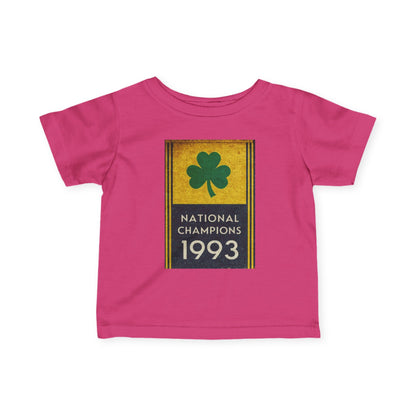 1993 National Champions - Baby Infant Fine Jersey Tee — Soft Everyday Baby Bodysuit